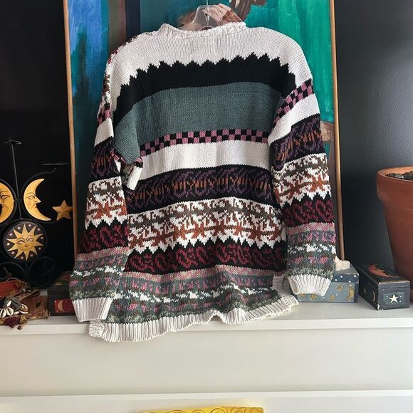 Heirloom Collectables colourful Knit Women's Sweater Size M - Picture 12 of 16